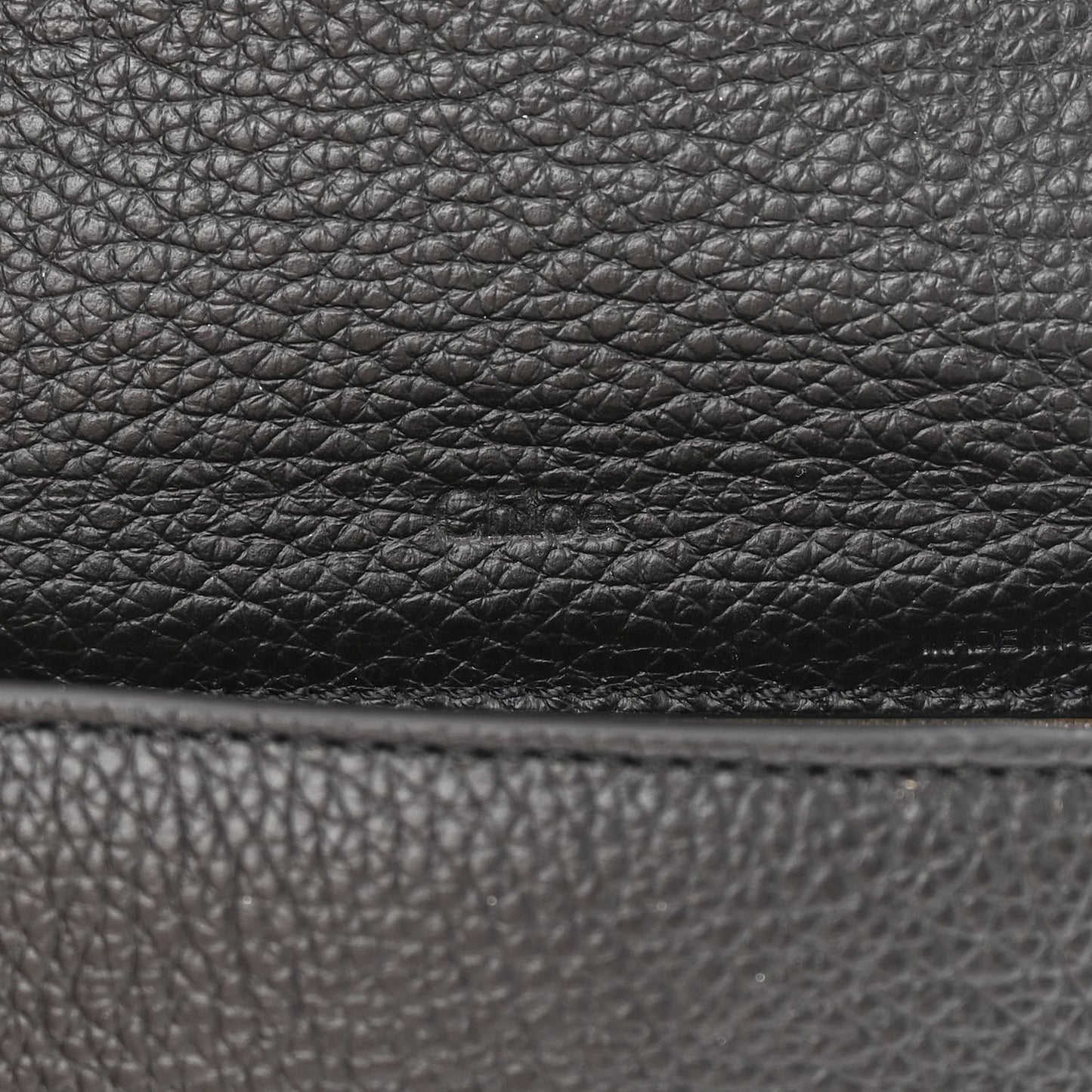 Calfskin Nano Marcie Saddle Bag Black