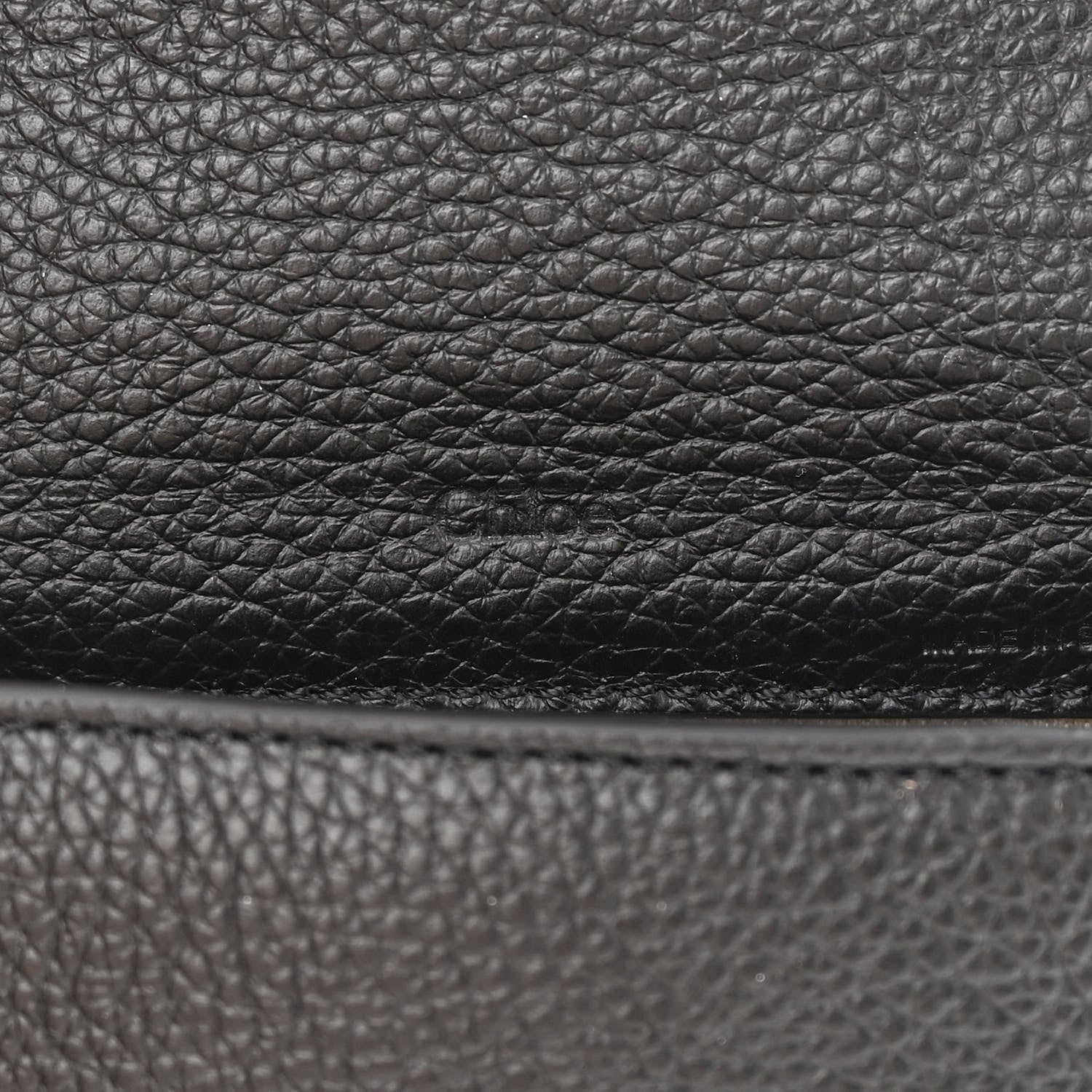 Chloe Calfskin Nano Marcie Saddle Bag Black 6 of 11