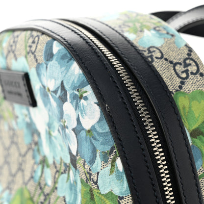 Gucci GG Supreme Monogram Blooms Small Day Backpack Blue 13 of 14