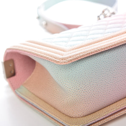 Chanel Caviar Quilted Medium Rainbow Boy Flap Multicolor 11 of 12
