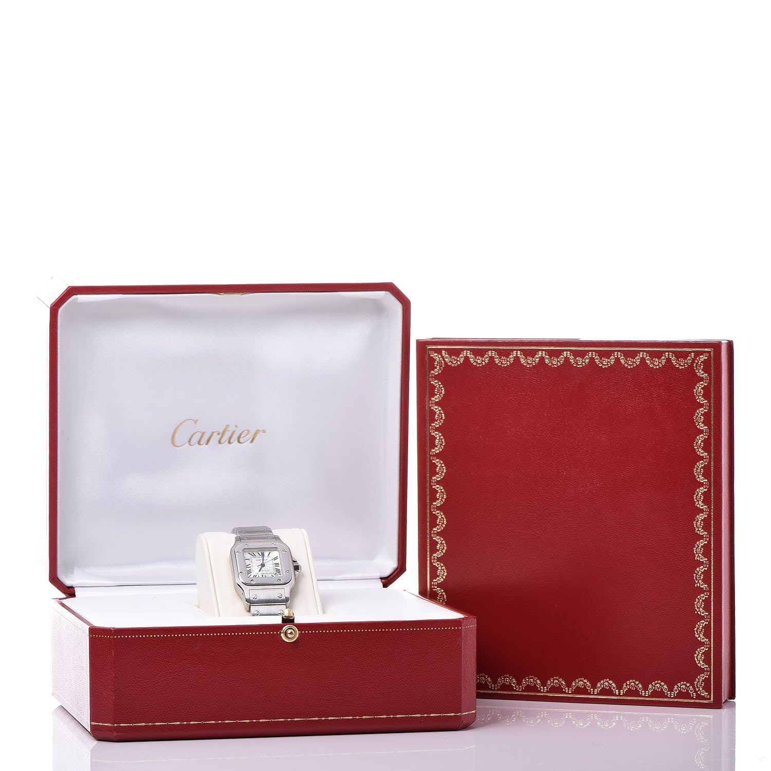 Cartier Stainless Steel 24mm Santos de Galbee Automatic Watch 9 of 9