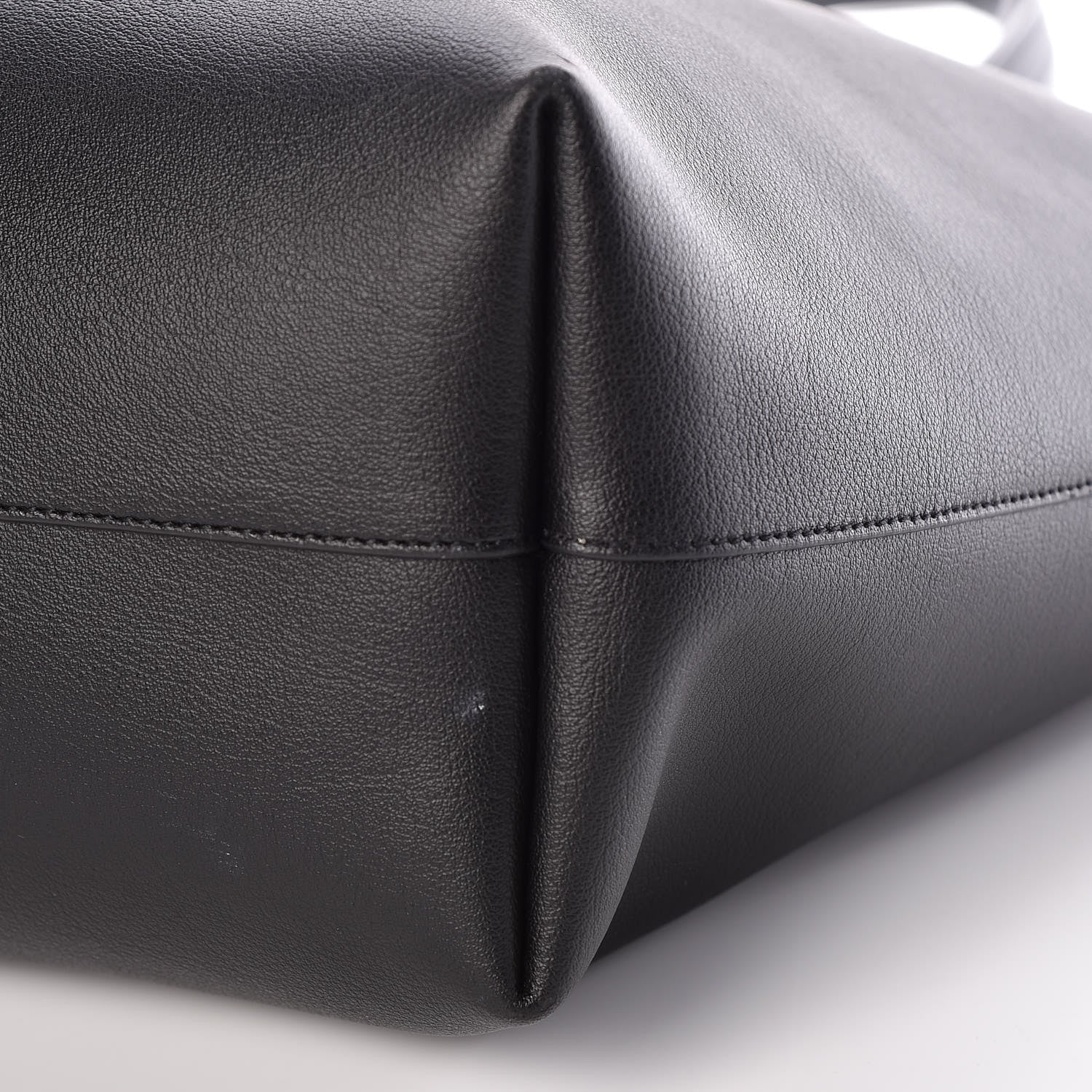 Saint Laurent Calfskin Large Shopping Tote Black 9 of 9
