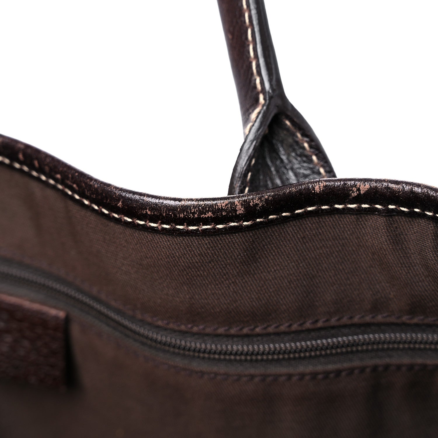 Gucci Monogram Medium Princy Tote Dark Brown 12 of 14