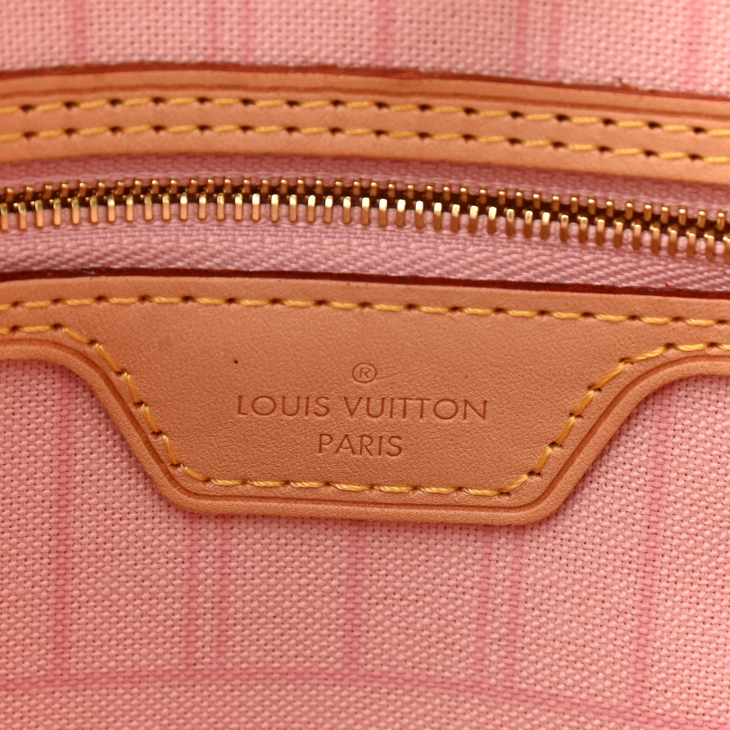 Damier Azur Neo Neverfull MM Rose Ballerine