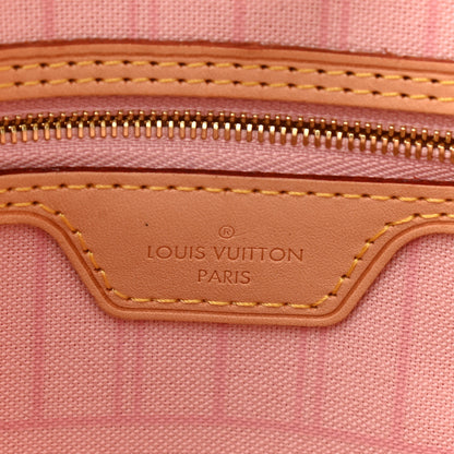 Louis Vuitton Damier Azur Neo Neverfull MM Rose Ballerine 6 of 11