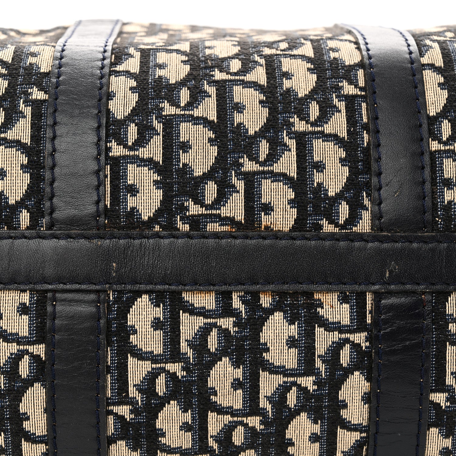 Christian Dior Monogram Boston Navy Blue 11 of 11