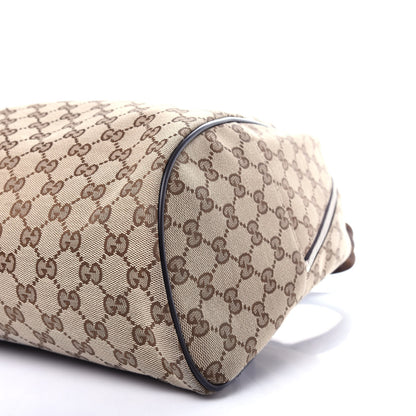 Gucci Monogram Travel Backpack Dark Brown 9 of 11