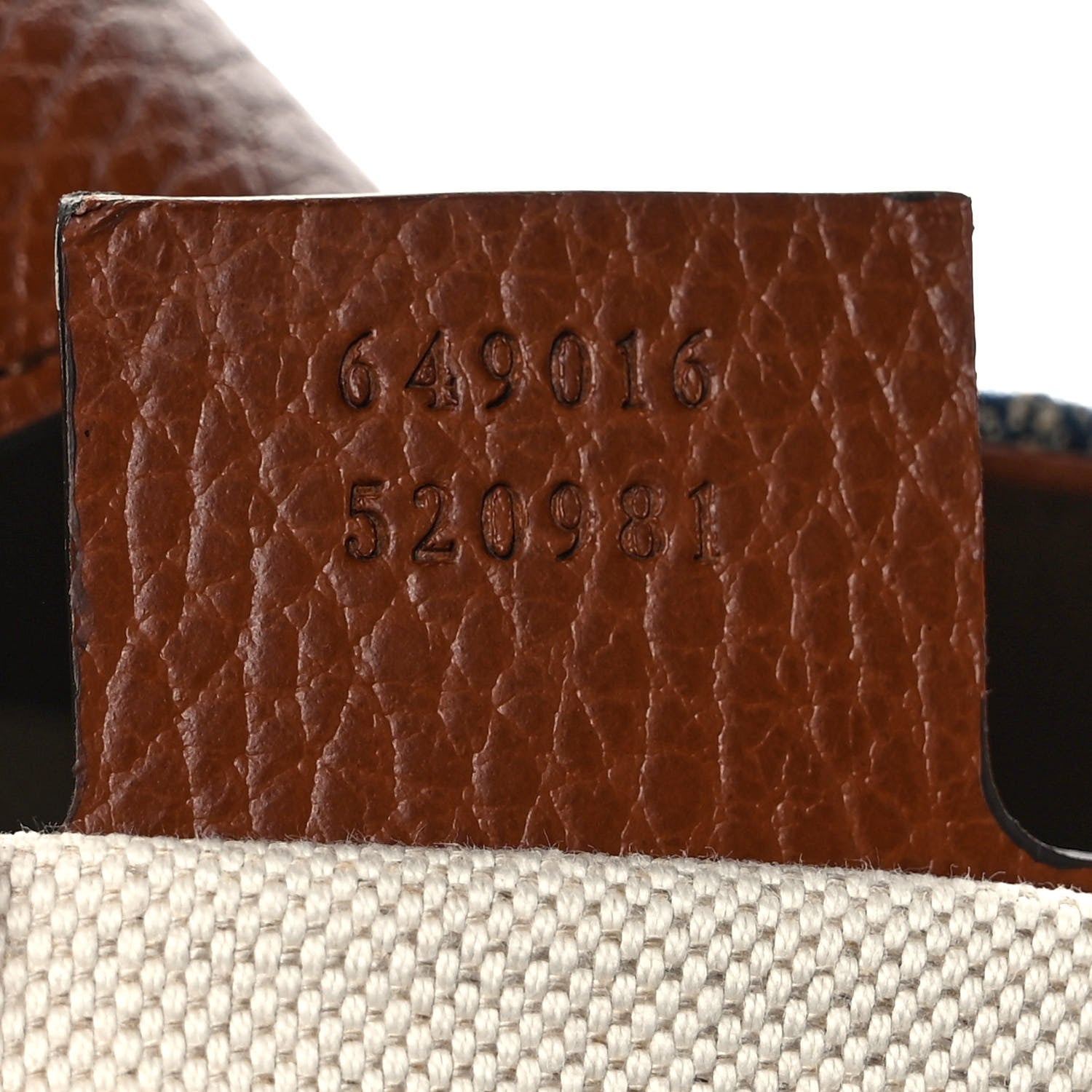 Gucci New Denim GG Monogram Dollar Calfskin Medium Jackie 1961 Tote Blue Tea Cuir Epilog 7 of 9