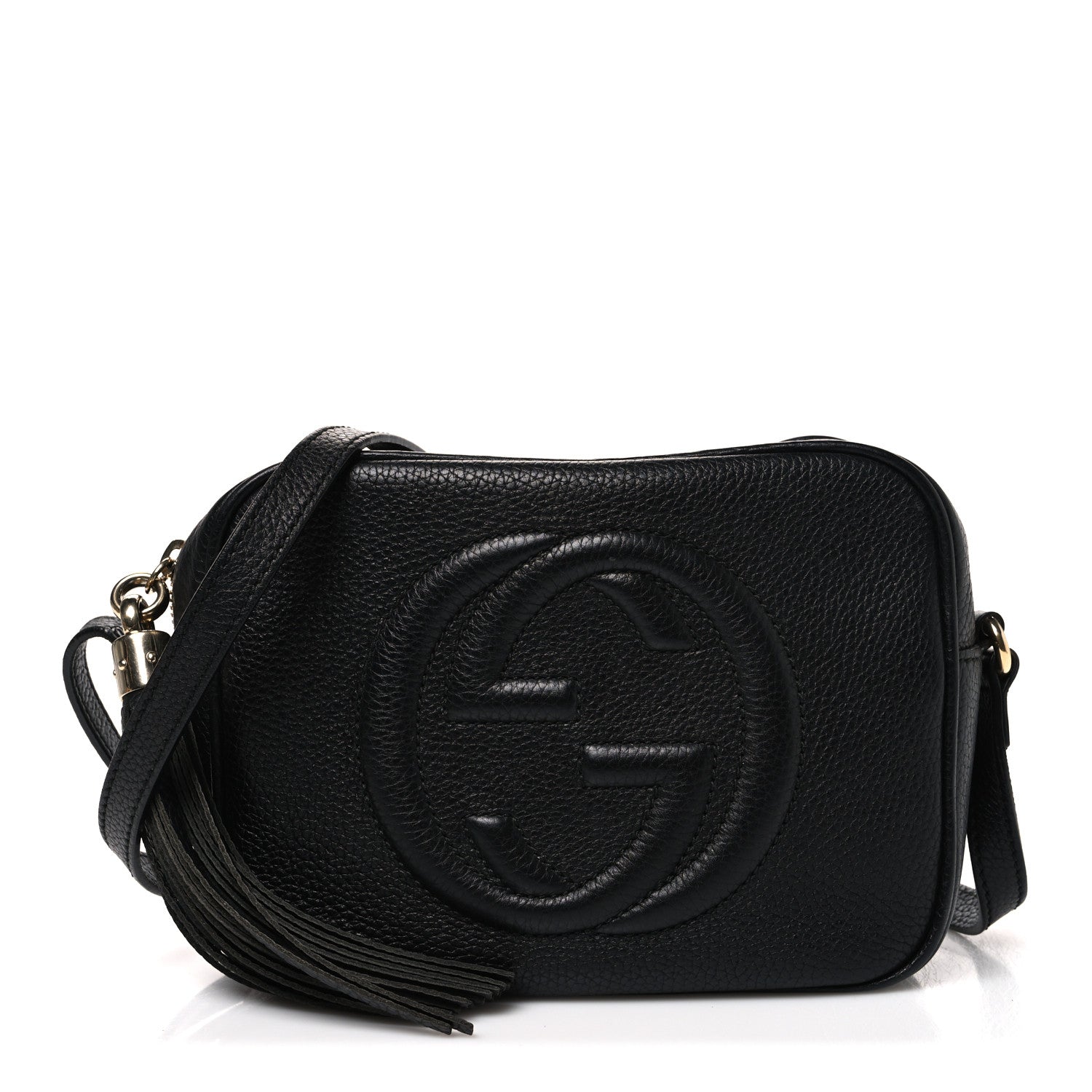 Gucci Pebbled Calfskin Small Soho Disco Bag Black 1 of 12