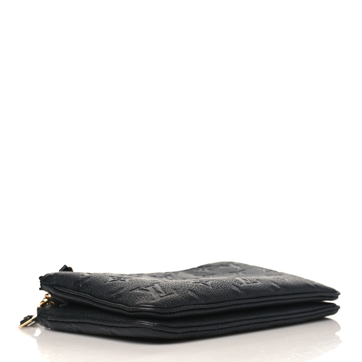 Louis Vuitton Empreinte Double Zip Pochette Black 4 of 11