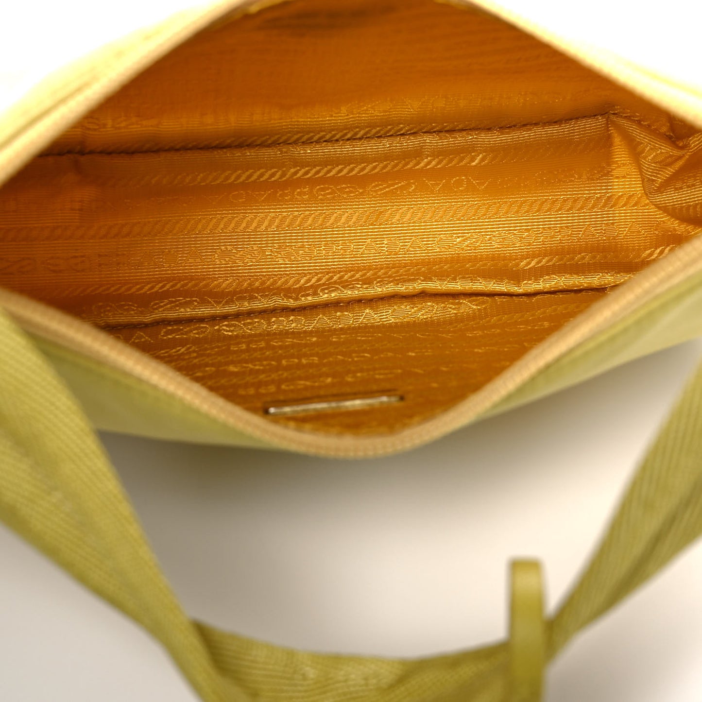 Tessuto Nylon Saffiano Mini Re-Edition 2000 Bag Ananas