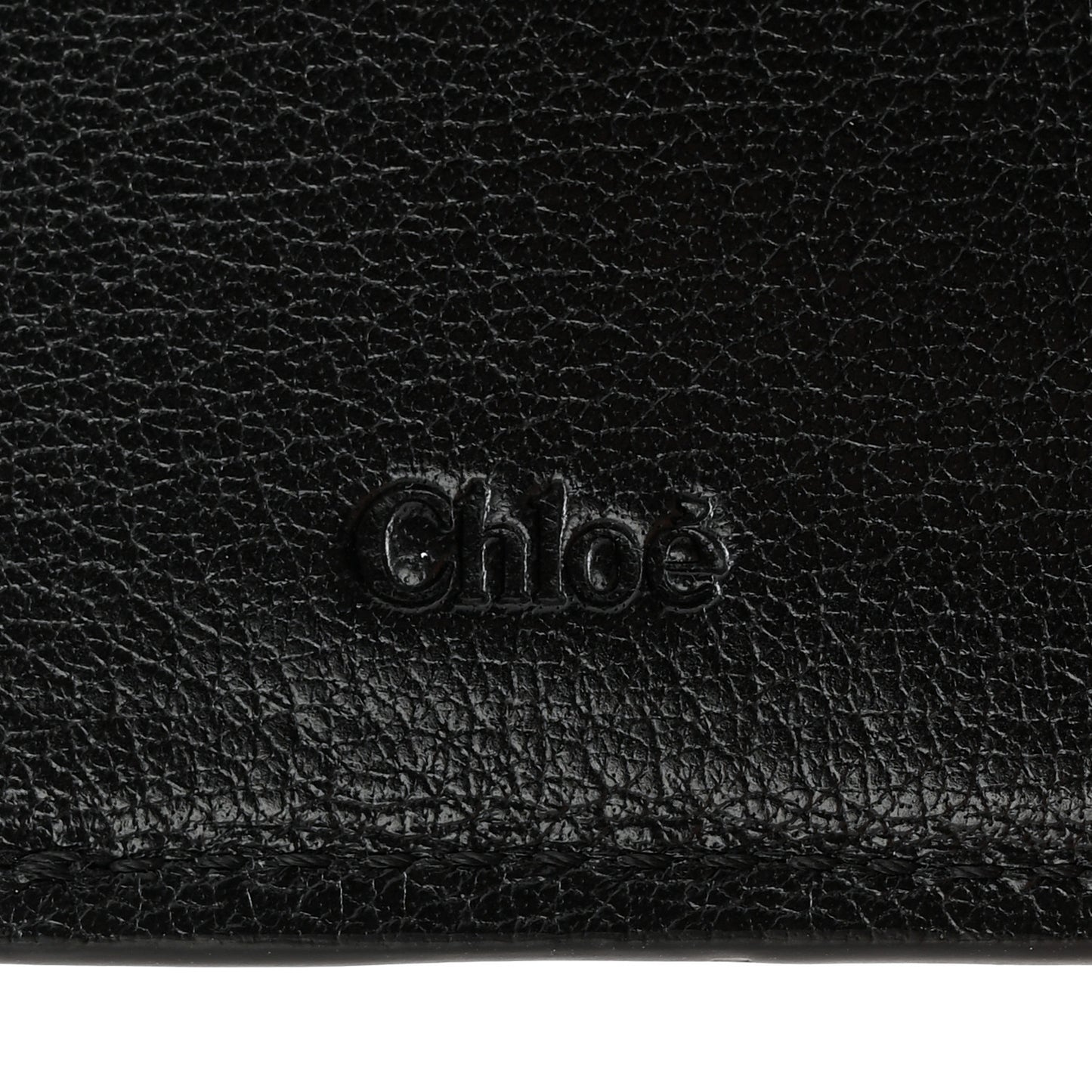Calfskin Iconic Small Trifold Wallet Black