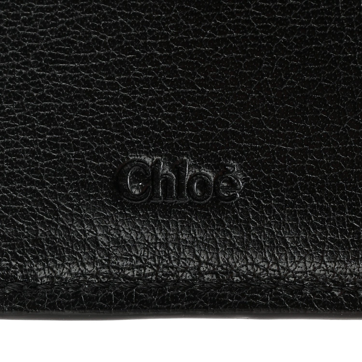 Chloe Calfskin Iconic Small Trifold Wallet Black 6 of 9