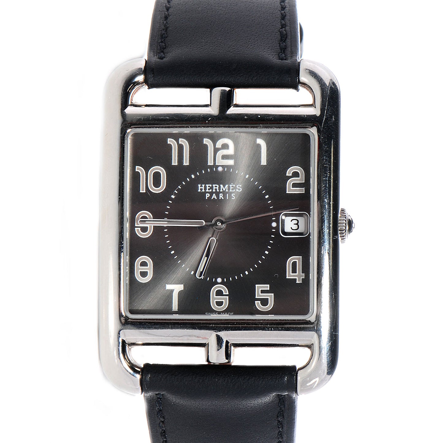Stainless Steel Barenia 33mm Cape Cod Quartz Watch Noir