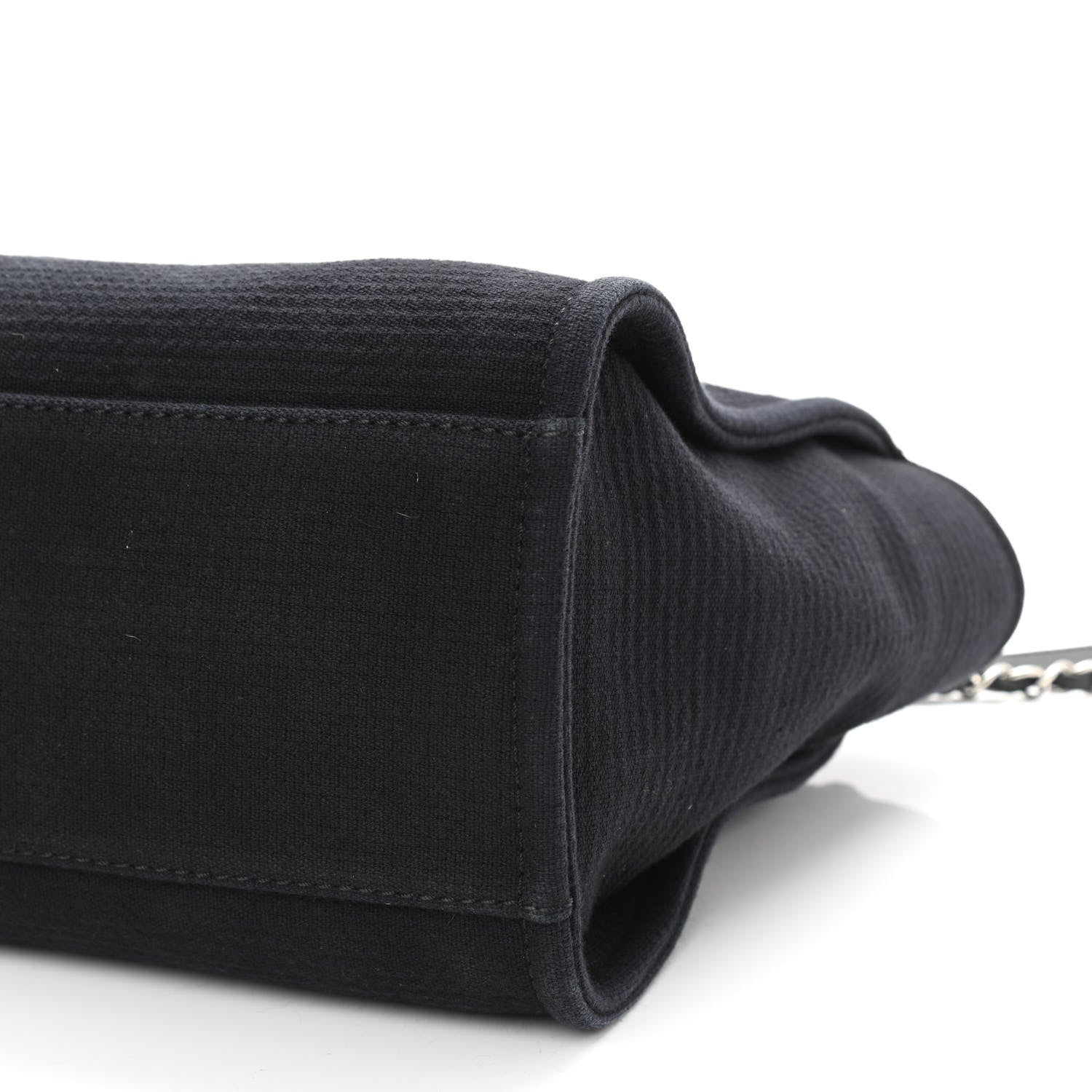Chanel Mixed Fibers Small Deauville Tote Black 9 of 12
