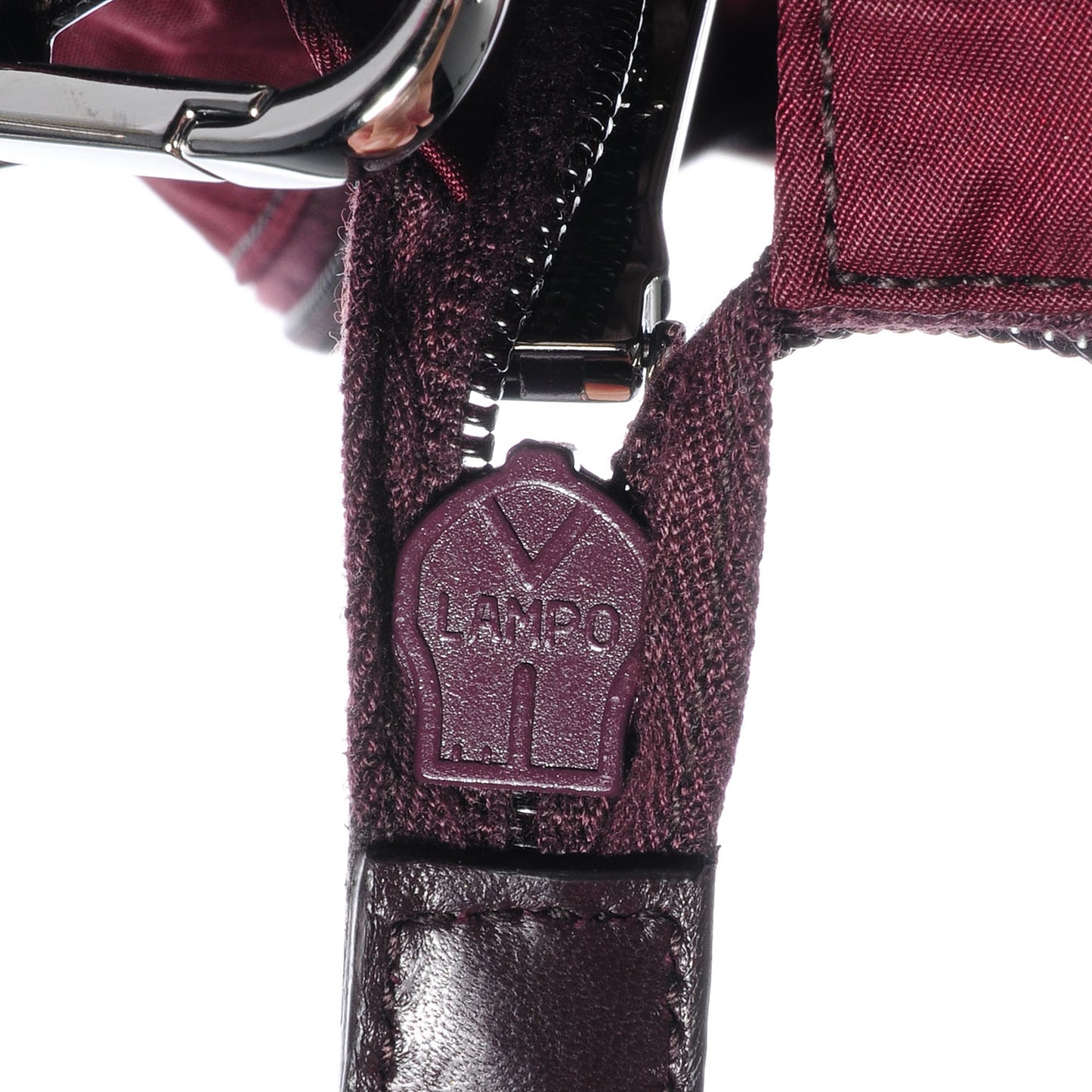 Tessuto Nylon Shopping Tote Bordeaux