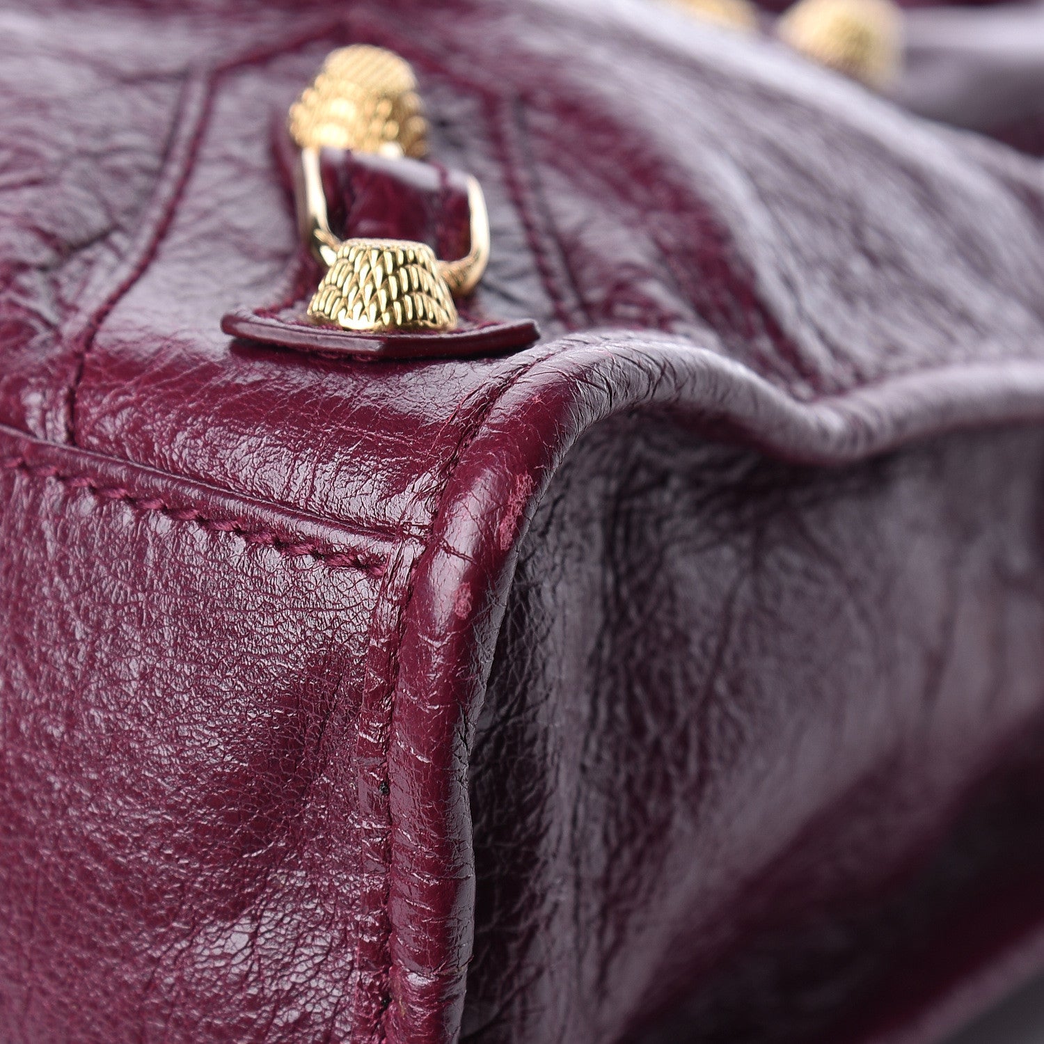 Balenciaga Agneau Giant 12 Gold Hardware S City Violet Prune 11 of 11