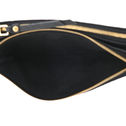 Louis Vuitton Empreinte Double Zip Pochette Black 5 of 11