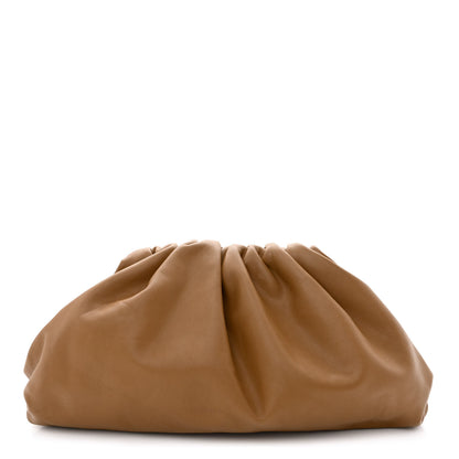 Bottega Veneta Smooth Butter Calf The Pouch Oversized Clutch Teak 1 of 10