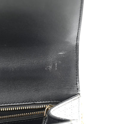 Christian Dior Metallic Patent Micro-Cannage Small Diorama Flap Bag Silver 10 of 10