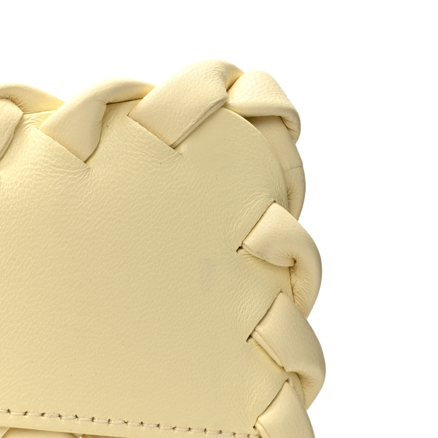 Bottega Veneta Nappa Intreccio Mini Cobble Shoulder Bag Chamomile