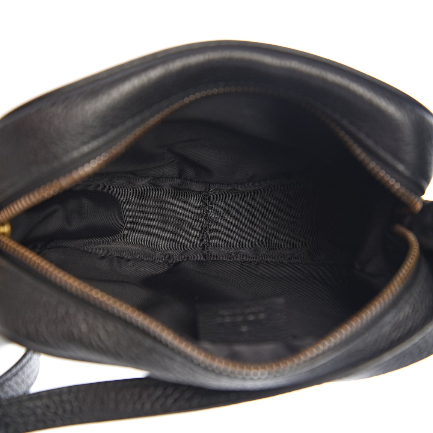 Pebbled Calfskin Mini Soho Disco Bag Black