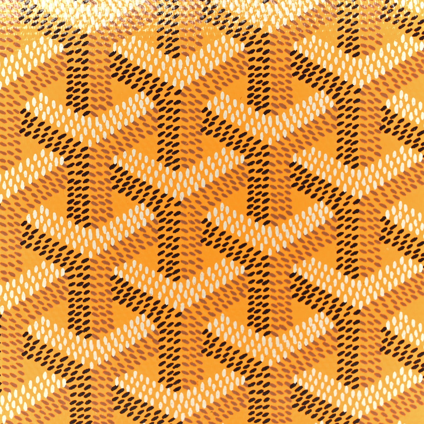 Goyardine Richelieu Wallet Yellow