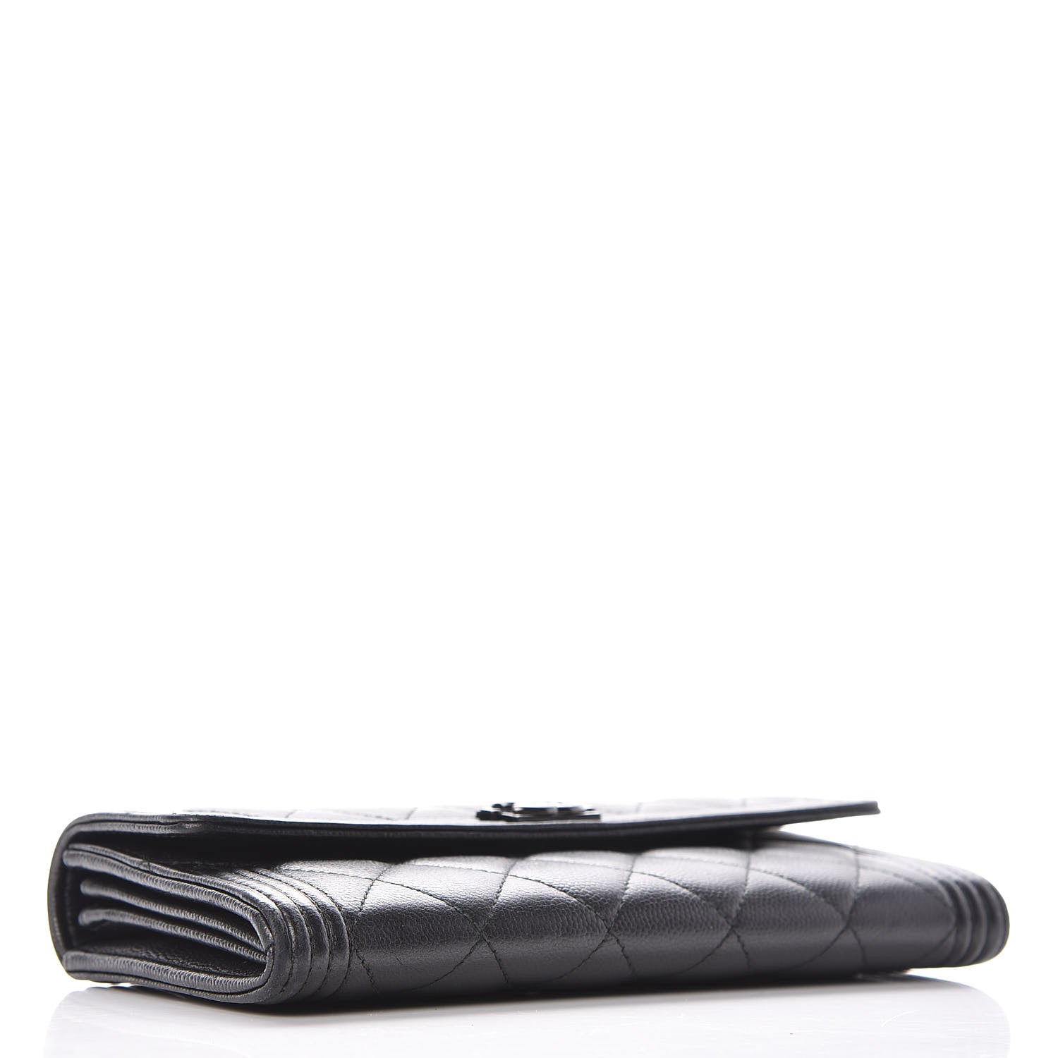 Chanel Caviar Quilted Boy Flap Wallet So Black 5 of 12