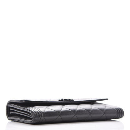 Chanel Caviar Quilted Boy Flap Wallet So Black 5 of 12