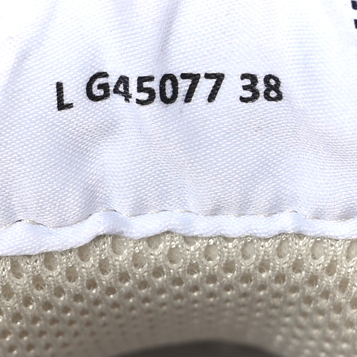 Chanel Fabric Laminated Calfskin Stretch CC Womens Sneakers 38