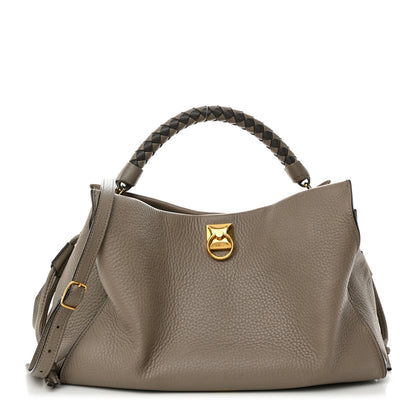 Mulberry Heavy Grain Small Iris Tote Grey Dark Clay 1 of 17