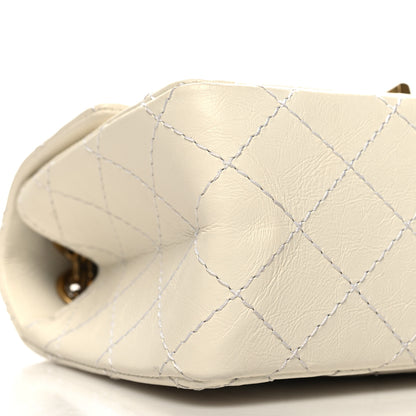 Chanel Aged Calfskin Quilted 2.55 Reissue Mini Flap White 9 of 11