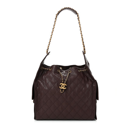 Chanel Caviar Quilted Medium Chanel 25 Handbag Dark Brown 1 of 11