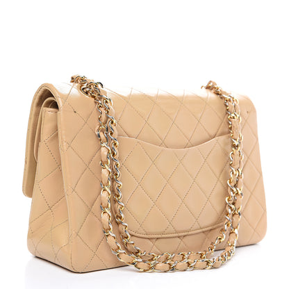 Chanel Lambskin Quilted Small Double Flap Beige 2 of 14