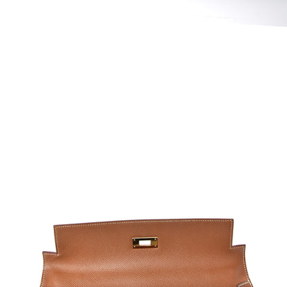 Hermes Courchevel Kelly Sellier 32 Gold 16 of 41