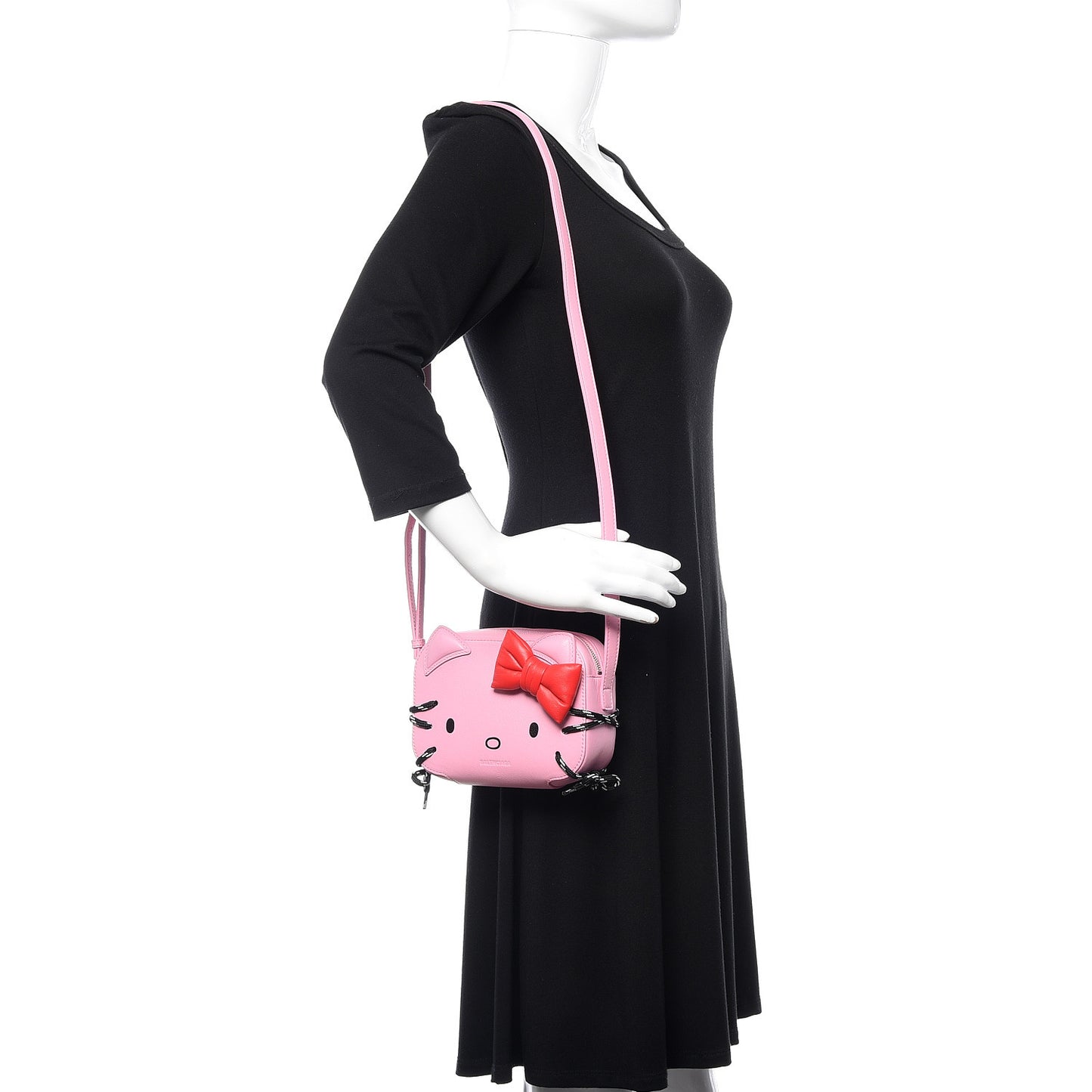 Calfskin Hello Kitty Camera Bag Pink