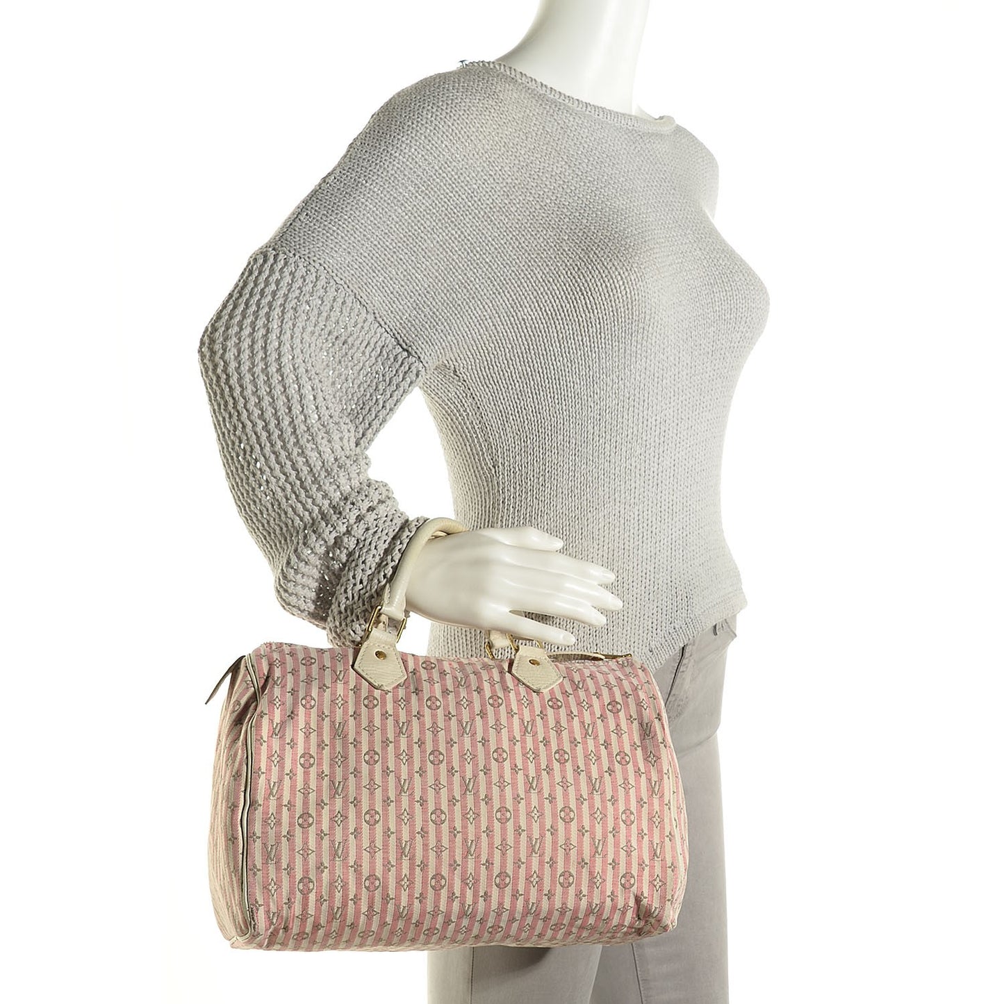 Mini Lin Croisette Speedy 30 Rouge