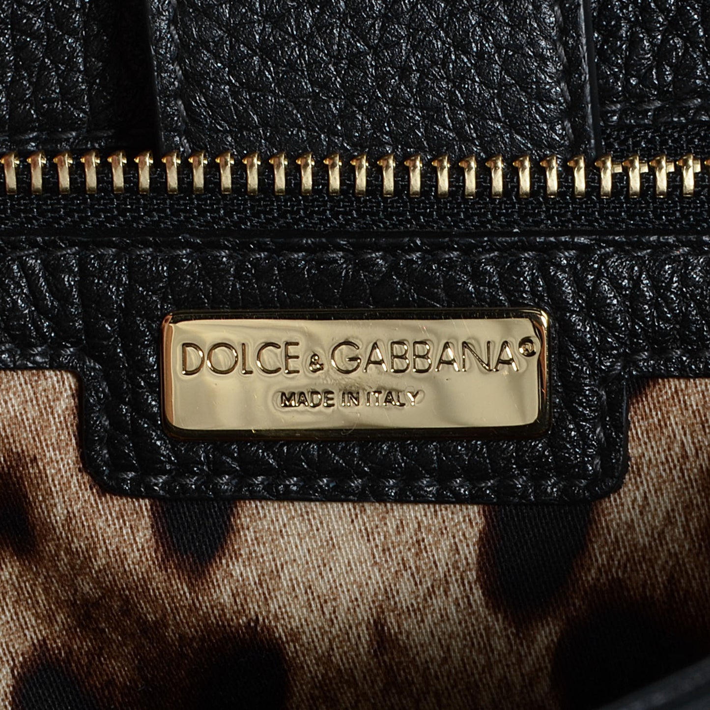 Grained Deerskin Medium Miss Sicily Satchel Black