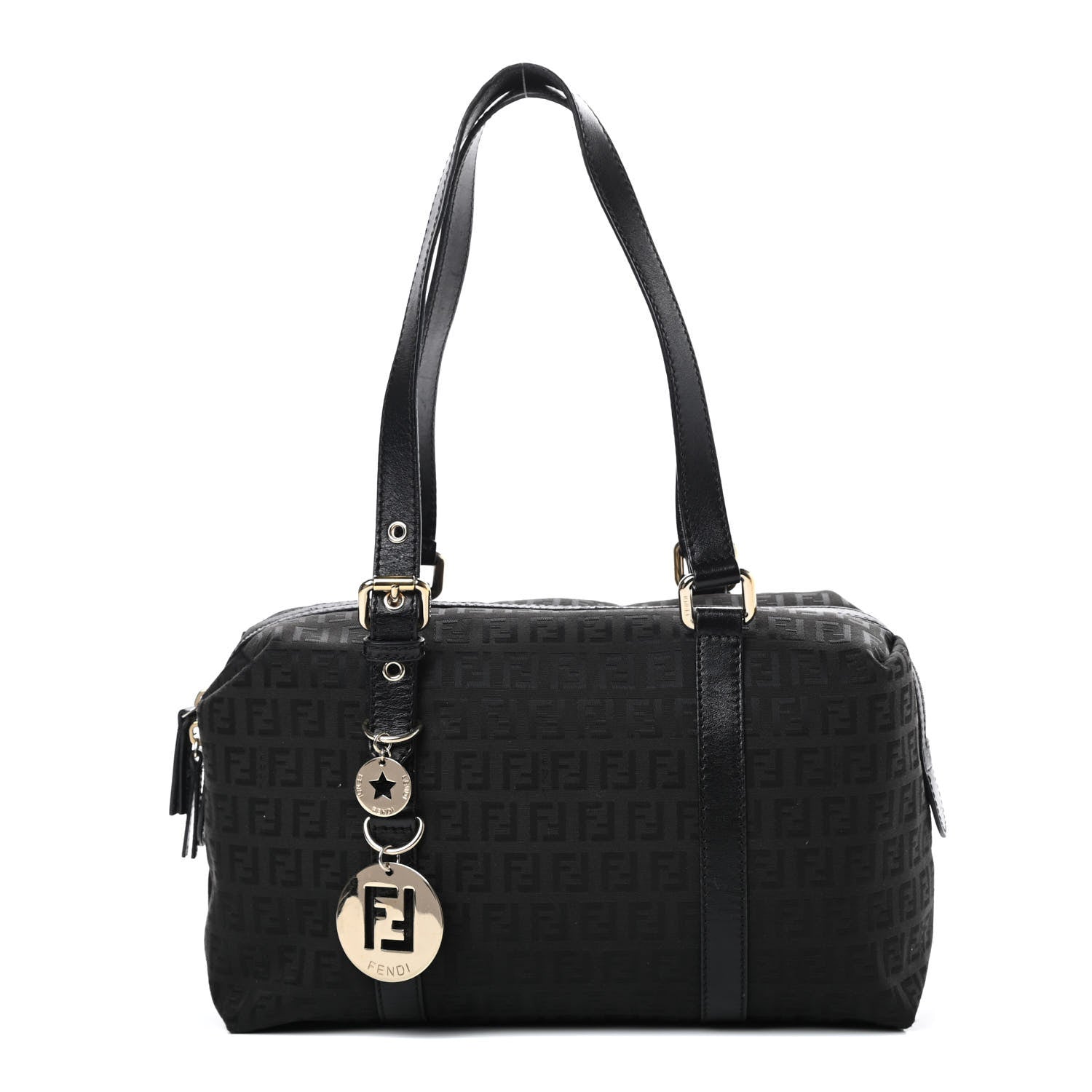 Fendi Zucchino Boston Black 1 of 14