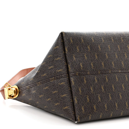 Saint Laurent Canvas Smooth Calfskin Le Monogramme Crossbody Bag Chestnut 11 of 15