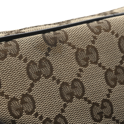 Gucci Monogram Belt Bag Dark Brown 14 of 15