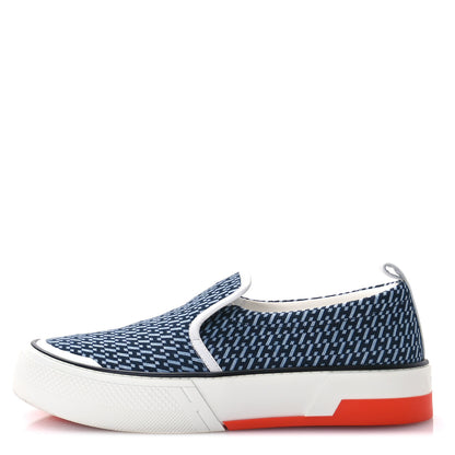 Hermes Denim H En Bais Mens Gliss Sneakers 42.5 Bleu Clair 1 of 9