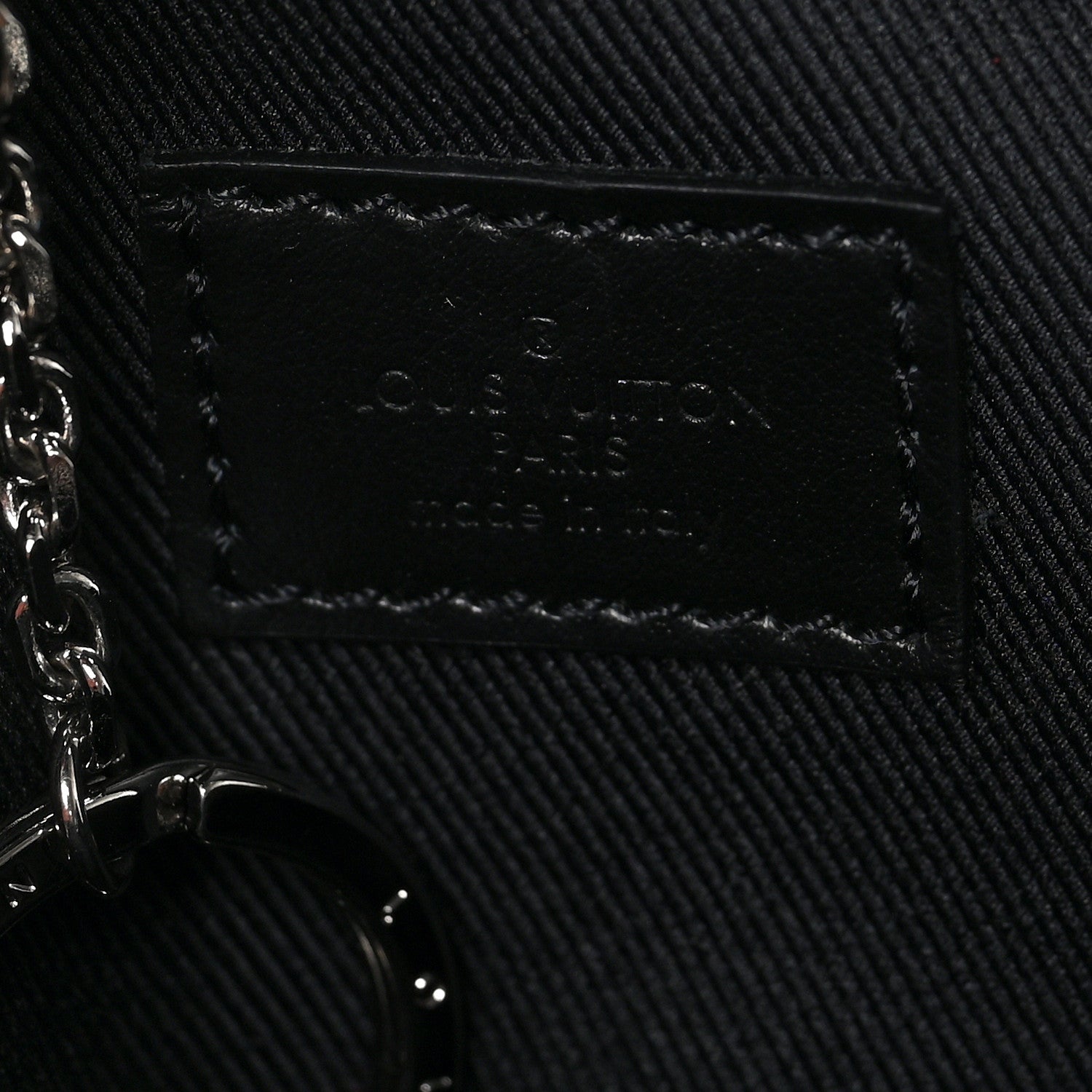 Louis Vuitton Monogram Eclipse LV Graffiti Squared Pouch Bag Charm Multicolor 6 of 7