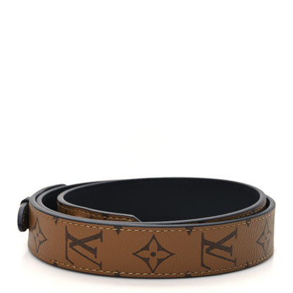 Louis Vuitton Reverse Monogram Bandouliere Shoulder Strap XL Black 2 of 4