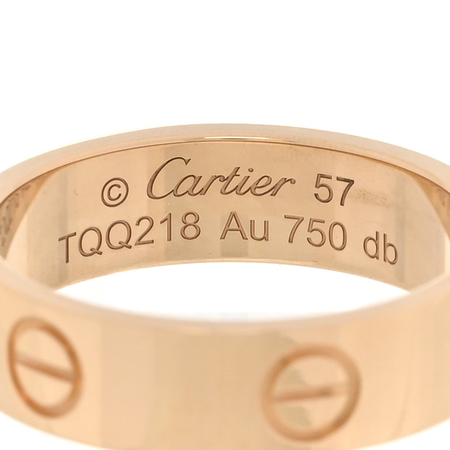 Cartier 18K Yellow Gold 5.5mm LOVE Ring 57 8 4 of 5