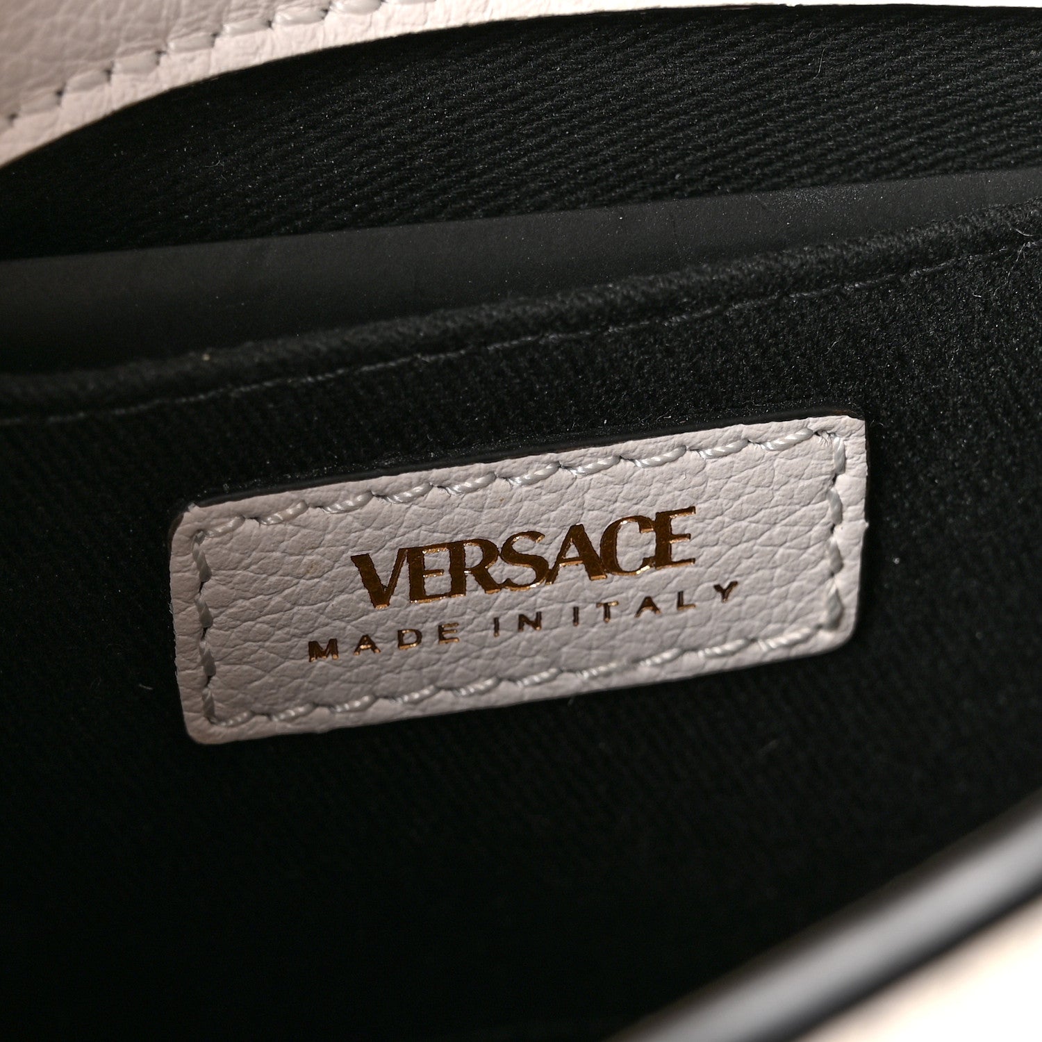 Versace Calfskin La Medusa Small Hobo Crossbody Optical White 6 of 9