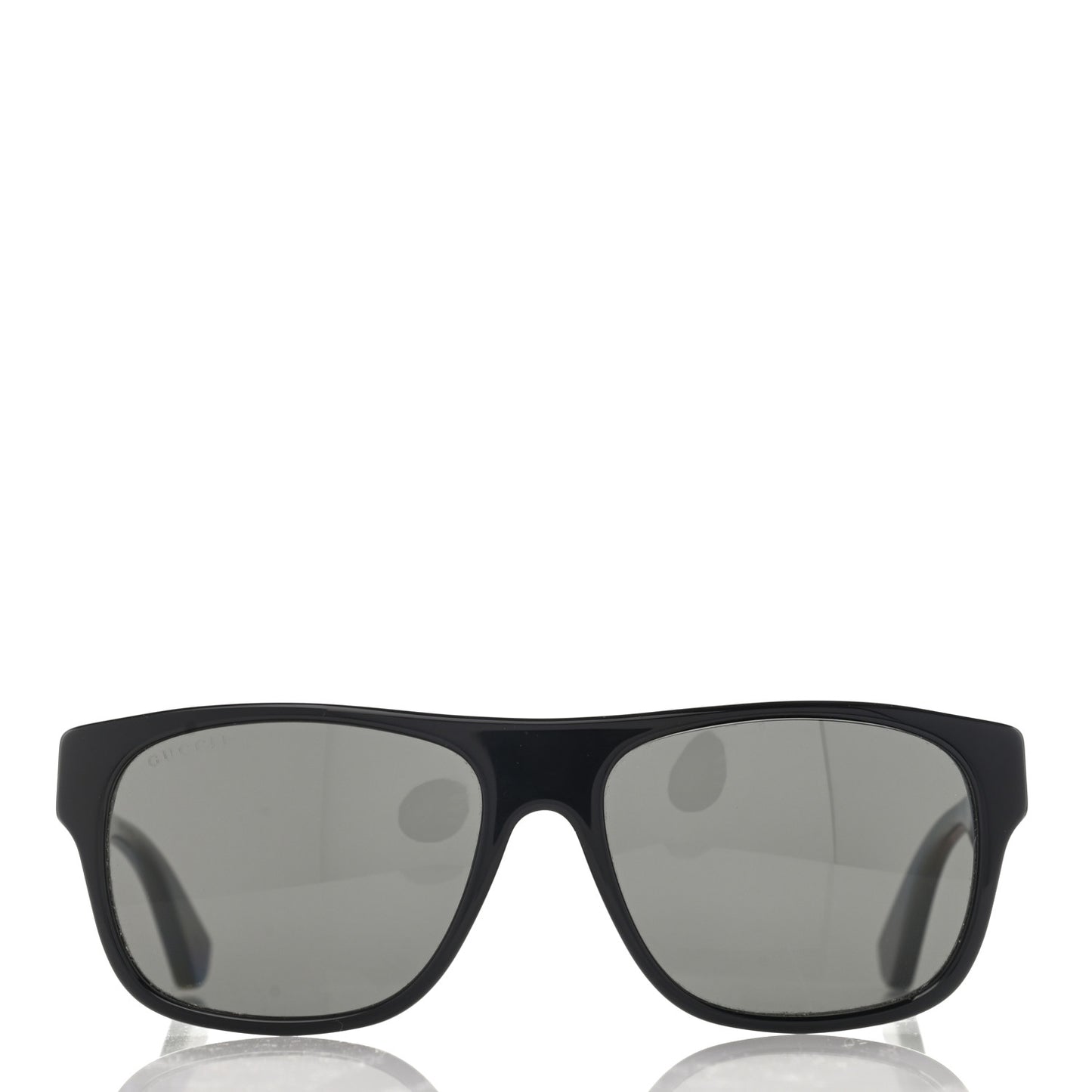 Acetate Square Frame Web Sunglasses GG0341S Black