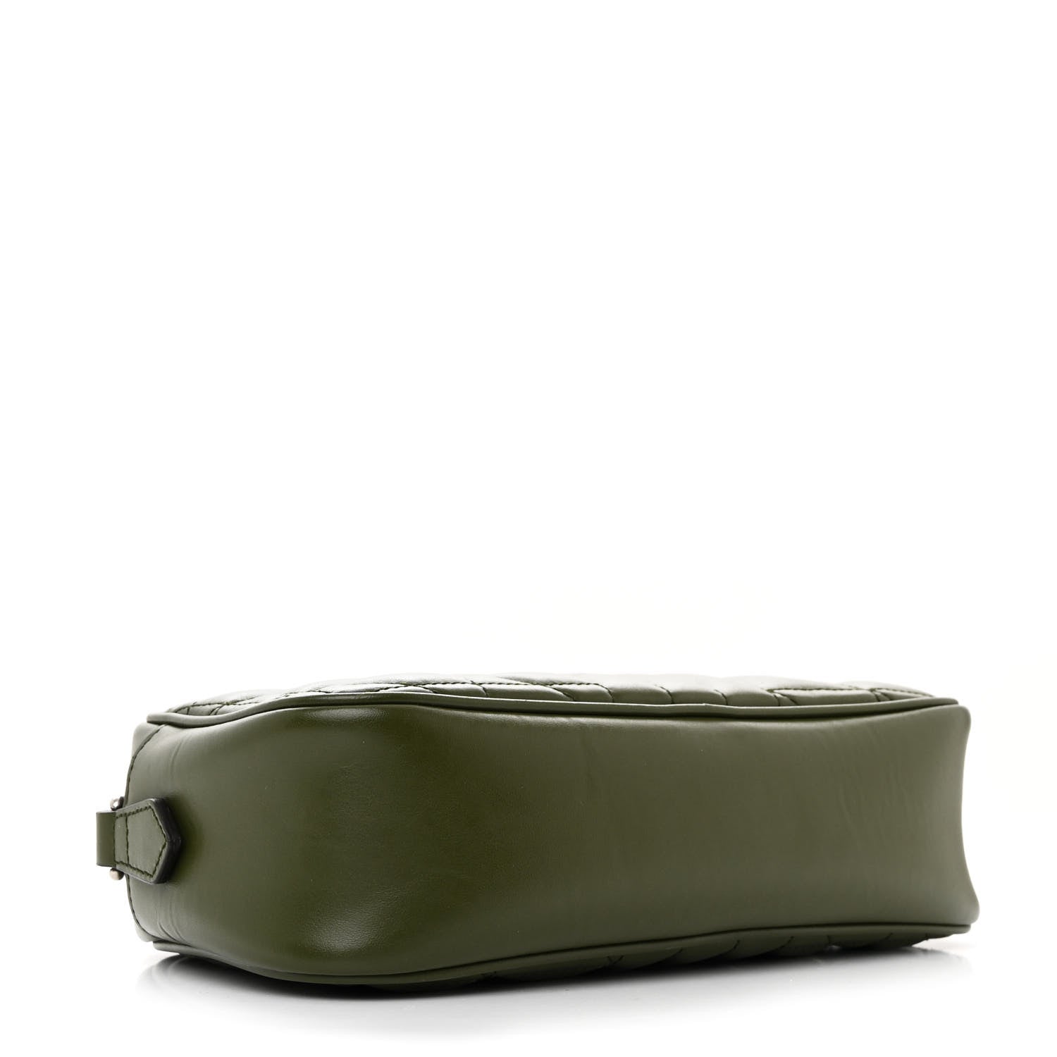 Gucci Calfskin Matelasse Aria Small GG Marmont Chain Shoulder Bag Military Wood 4 of 10