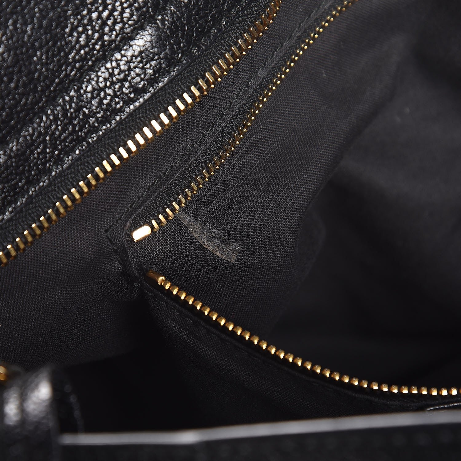 Balenciaga Chevre Gold Metallic Edge Hardware City Black 8 of 8
