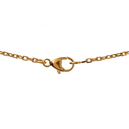 Hermes Lacquered Rose Gold Mini Pop H Pendant Necklace Marron Glace 4 of 6